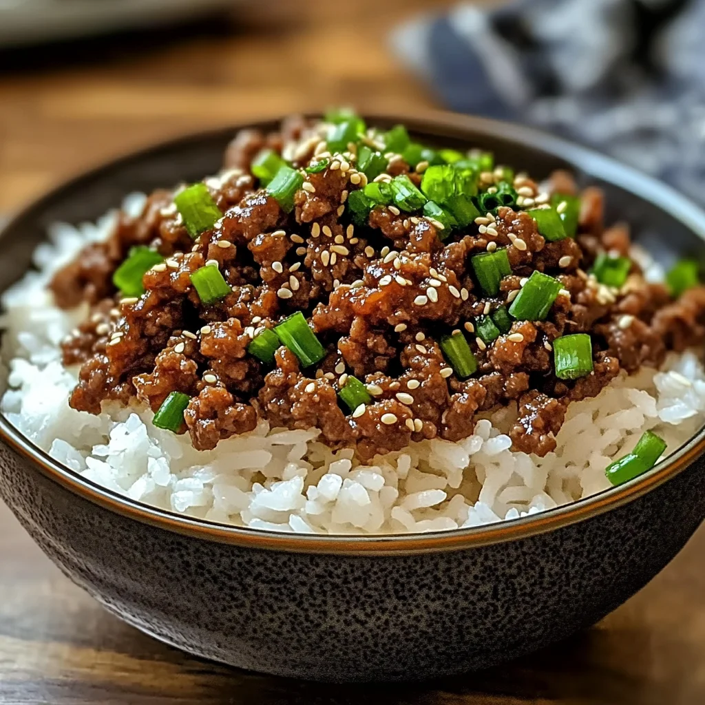 Boeuf Haché Coréen