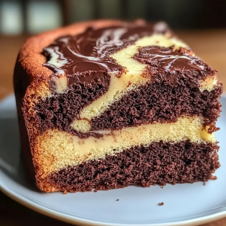 Cake Marbré Ultra Moelleux au Chocolat