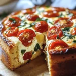 Cake moelleux tomate & mozzarella