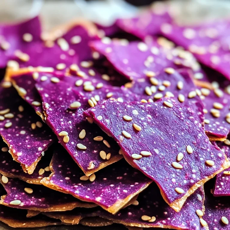 Crackers croustillants betterave et sésame