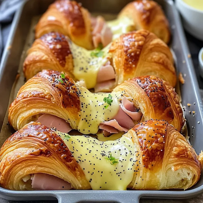 Croissants gourmands faciles