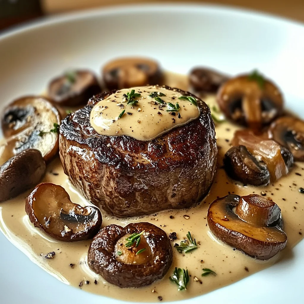 Filet Mignon Crémeux au Boursin