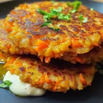 Galettes aux Carottes et Flocons d'Avoine