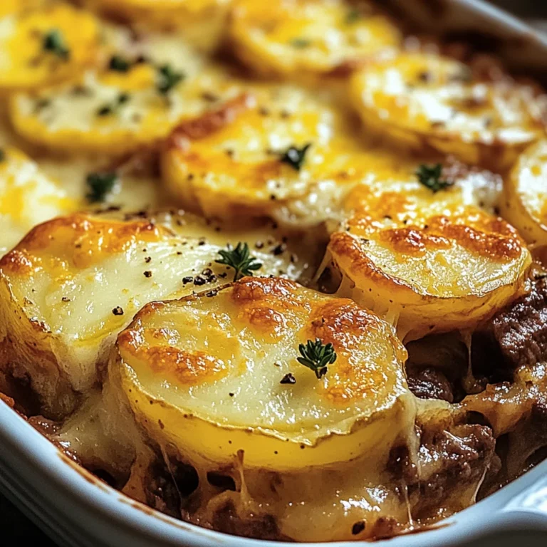 Gratin de Pommes de Terre et Bœuf Haché