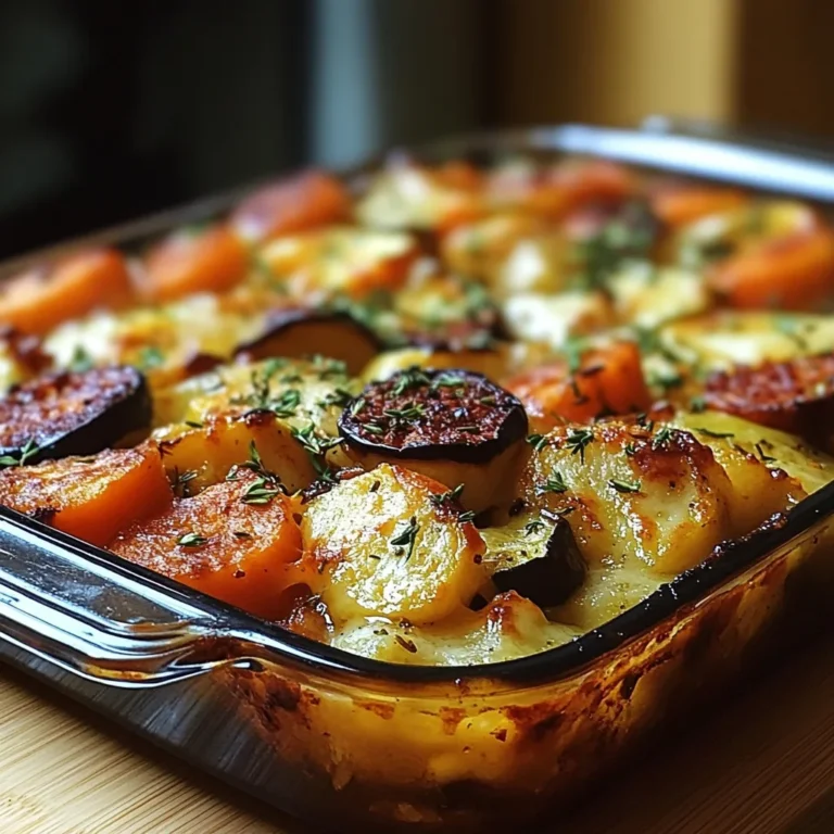 Gratin de légumes au paprika et chorizo