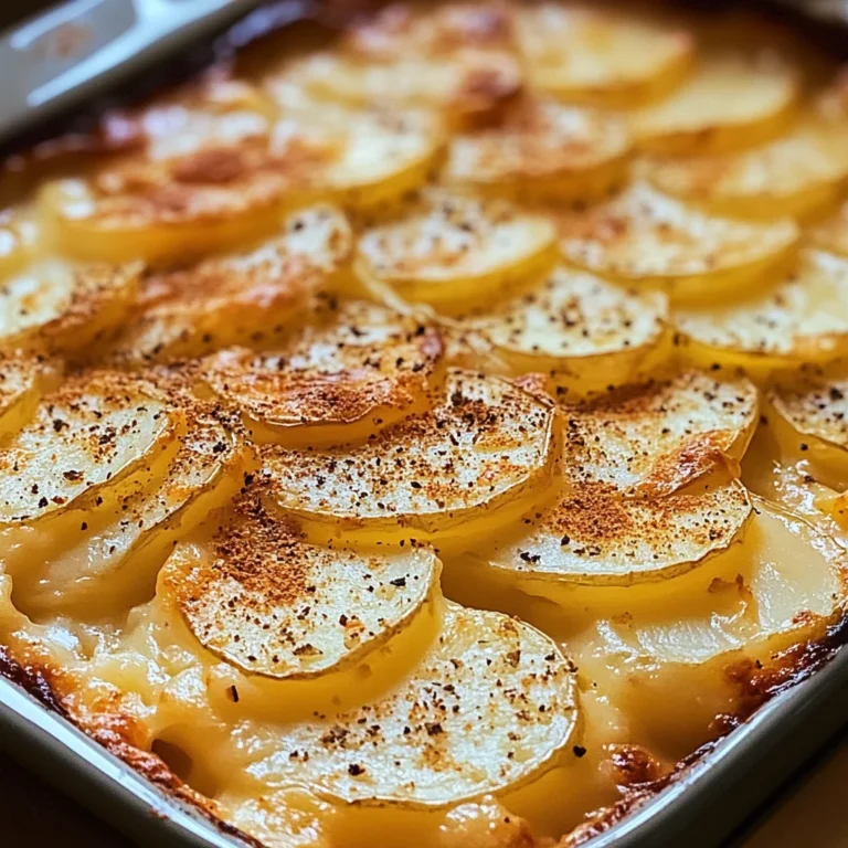 Gratin de pommes de terre crémeux