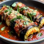 Involtini d'aubergines à la ricotta