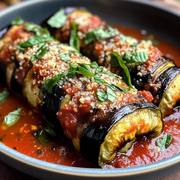 Involtini d'aubergines à la ricotta