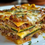 Lasagnes courgettes chair à saucisse