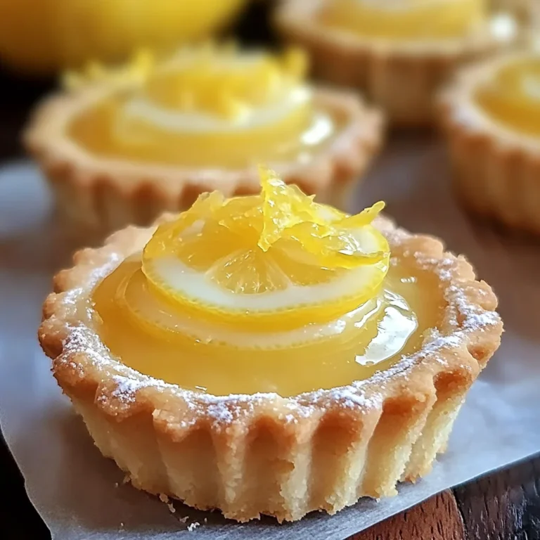 Mini tartelettes citron maison