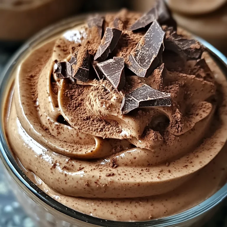 Mousse Mascarpone au Chocolat