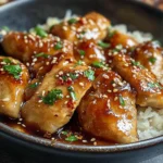 Poulet caramélisé savoureux