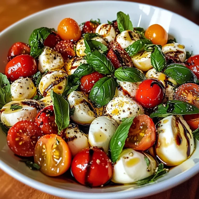 Salade Caprese Crémeuse