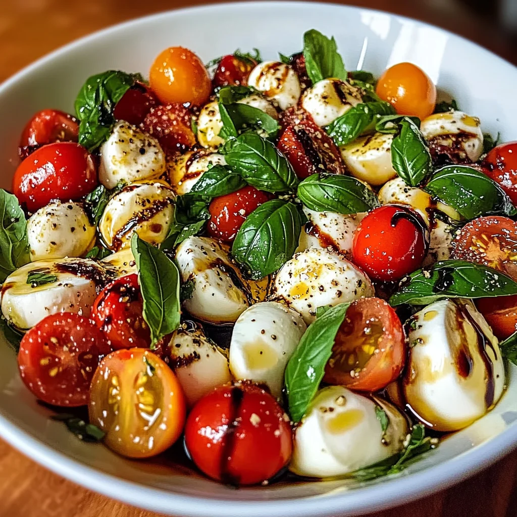 Salade Caprese Crémeuse