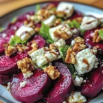 Salade de Betterave, Chèvre & Noix