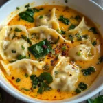 Soupe thaï réconfortante aux raviolis