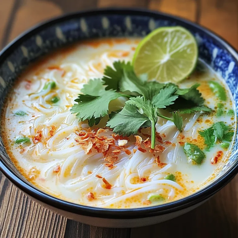 Soupe thaïe légère et parfumée