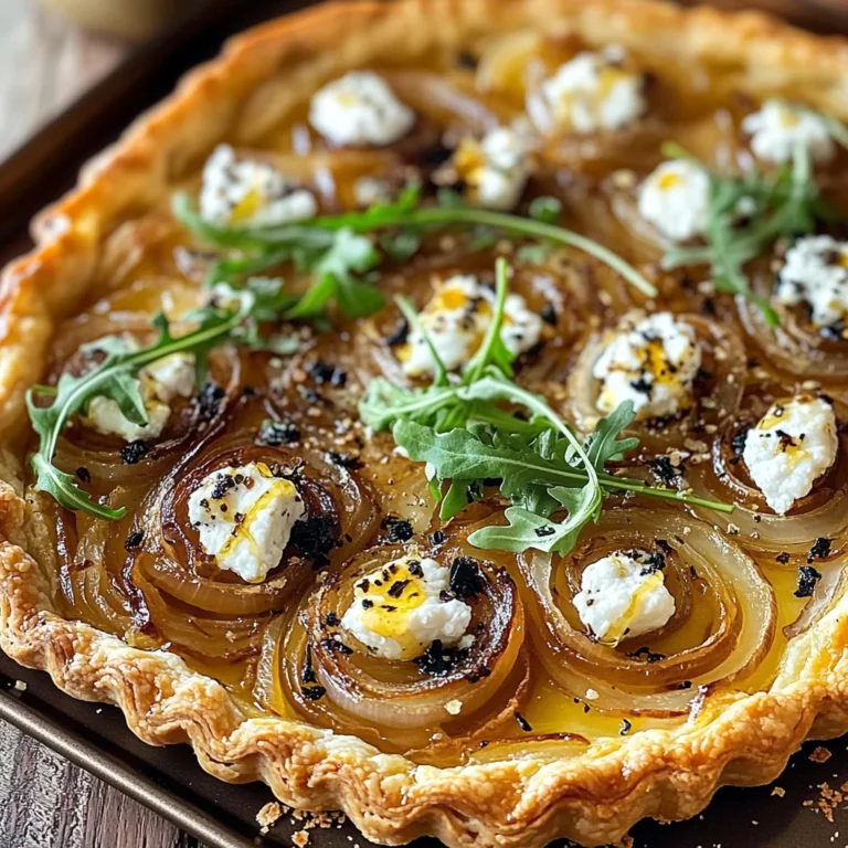 Tarte Gourmande aux Oignons