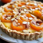 Tarte moelleuse abricots amandes