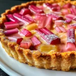 Tarte rhubarbe facile rapide