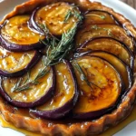 Tarte tatin aux aubergines