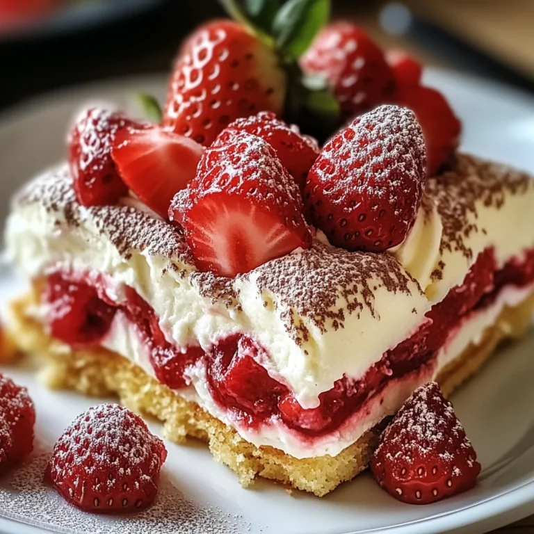 Tiramisu gourmand aux fraises