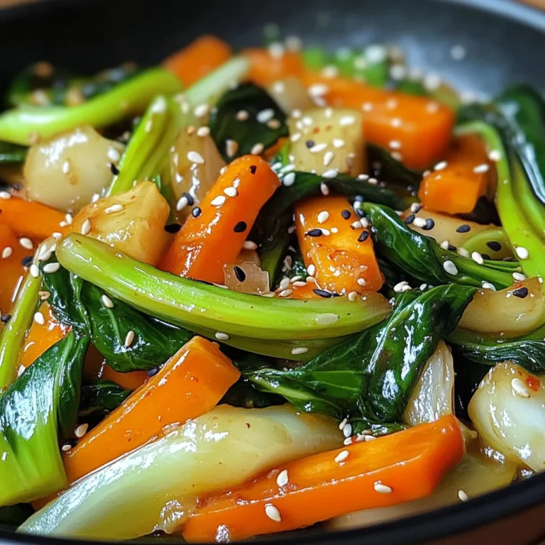 Wok croustillant aux légumes asiatiques