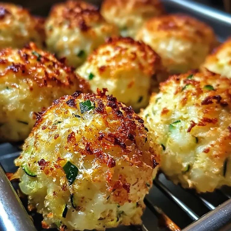 Boulettes de Courgettes au Four