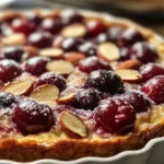 Clafoutis aux cerises et amandes : un dessert fondant au cœur de l'été