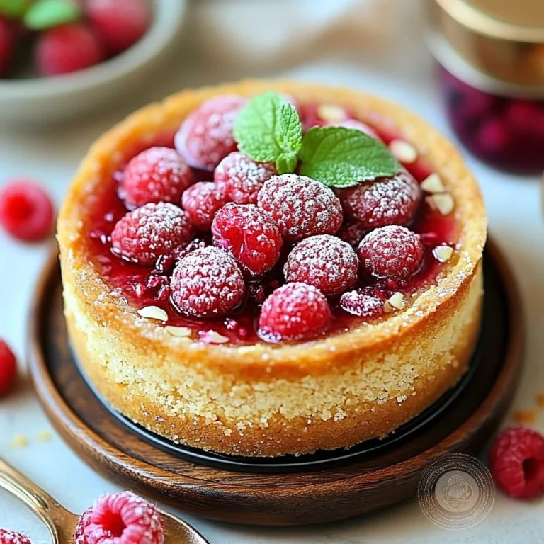 Fondant aux amandes et framboises : un délice fondant et fruité