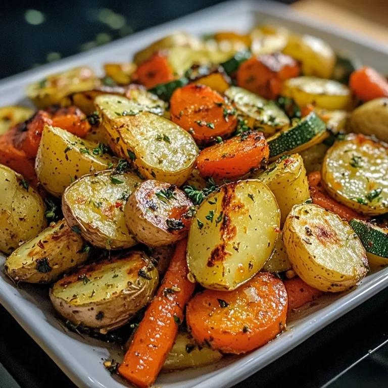 Légumes Rôtis à l'Ail et aux Herbes