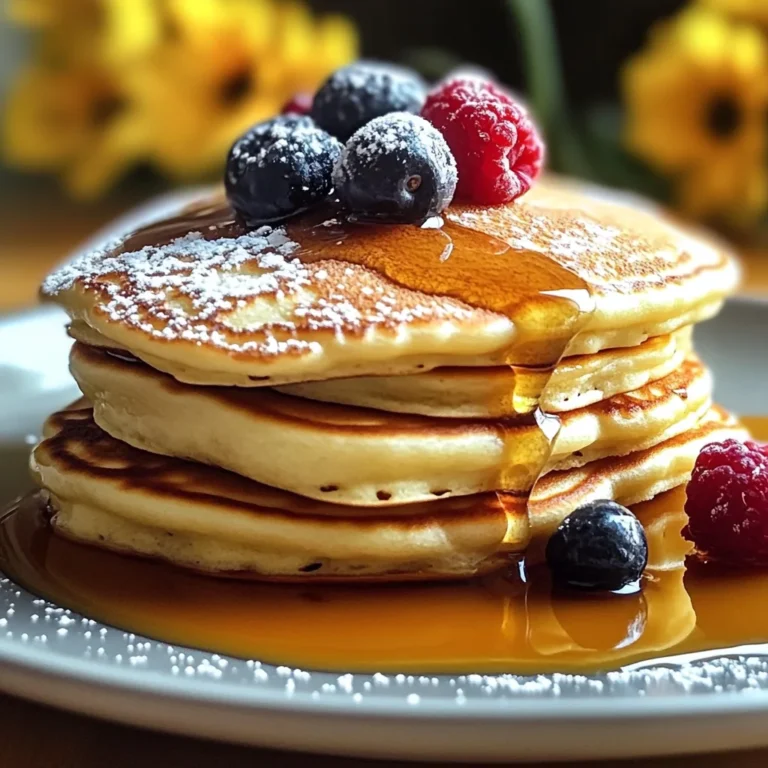 Pancakes au Yaourt Moelleux et Aériens