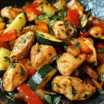 Poêlée de Poulet et de Légumes dans une Casserole