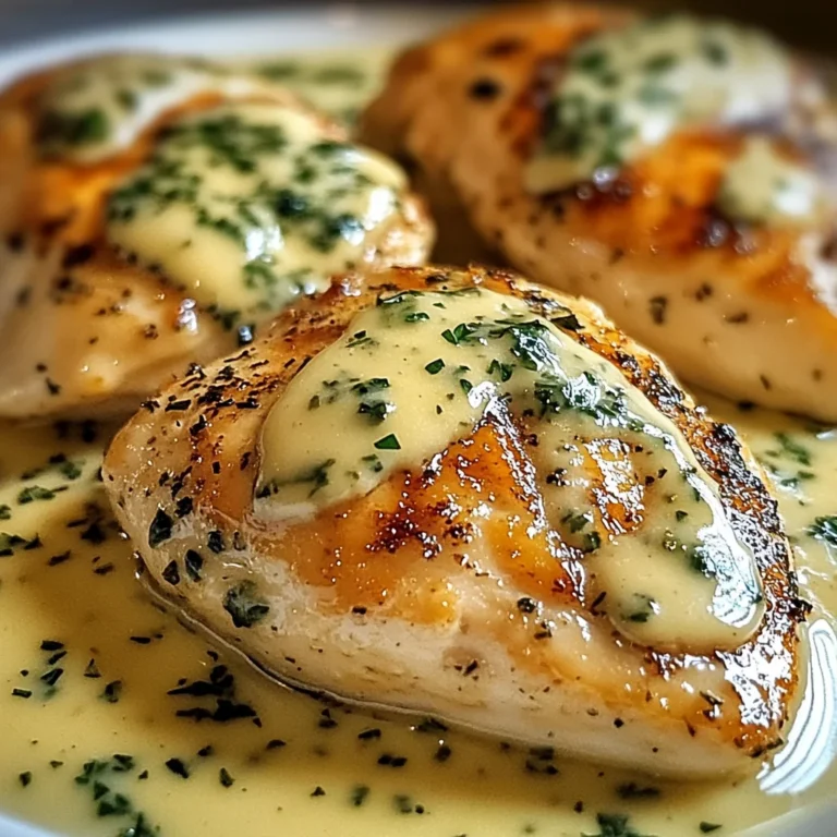 Poulet Sauce Boursin à l’Ail et Fines Herbes