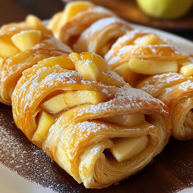 Roulés Feuilletés aux Pommes en 10 Minutes