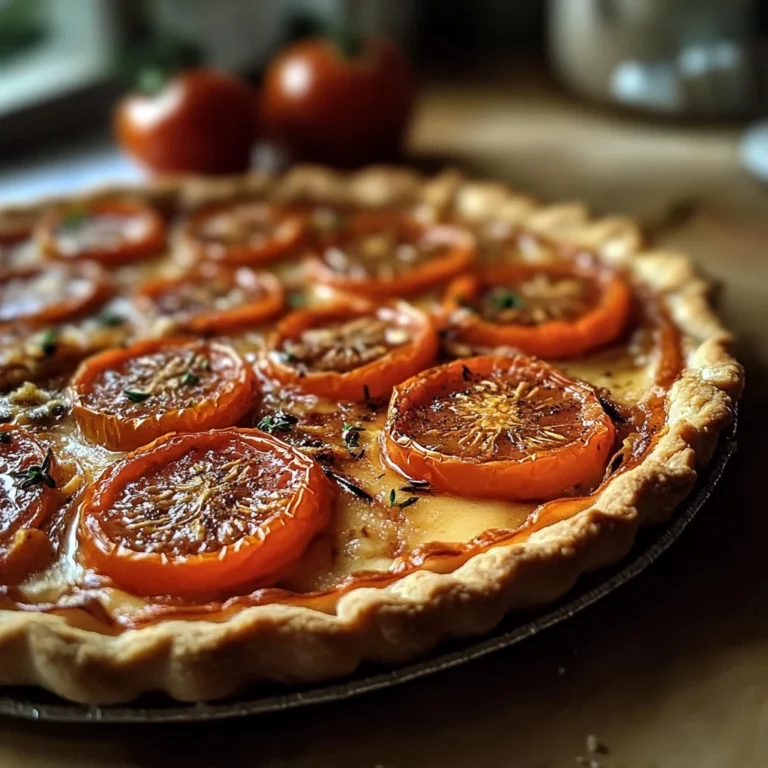 Tarte Thon Tomate et Moutarde : Une Recette Savoureuse et Facile à Réaliser