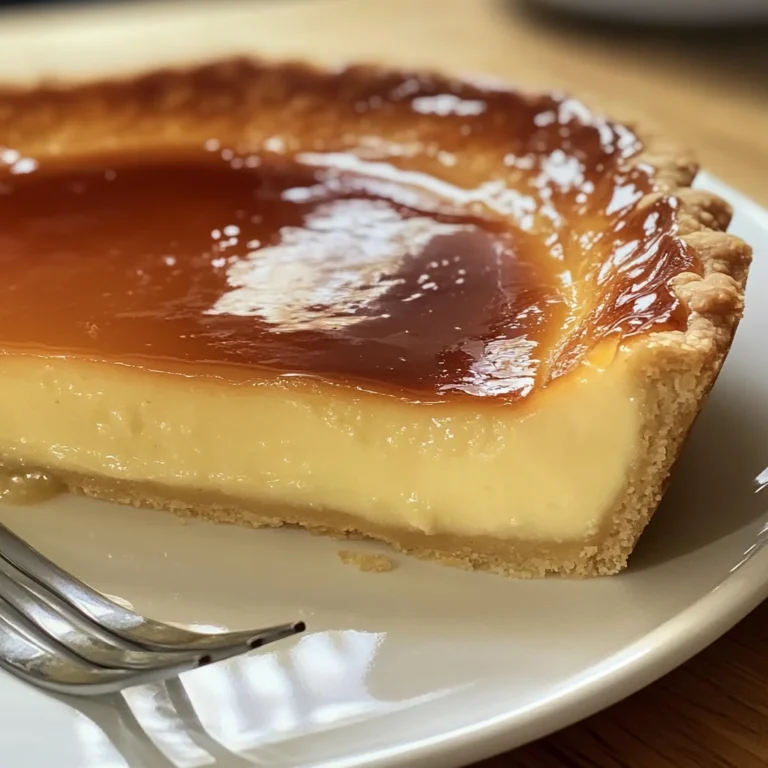 Tarte au Flan de Ma Grand-mère