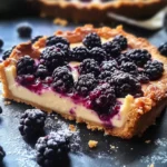 Tarte briochée aux mûres et à la crème d'amandes