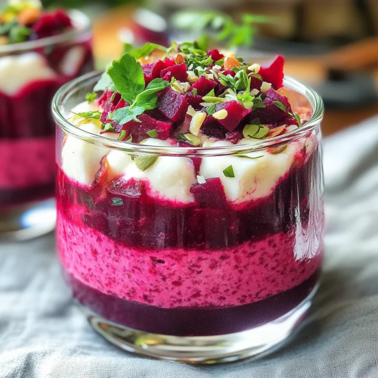 verrine betterave fromage frais